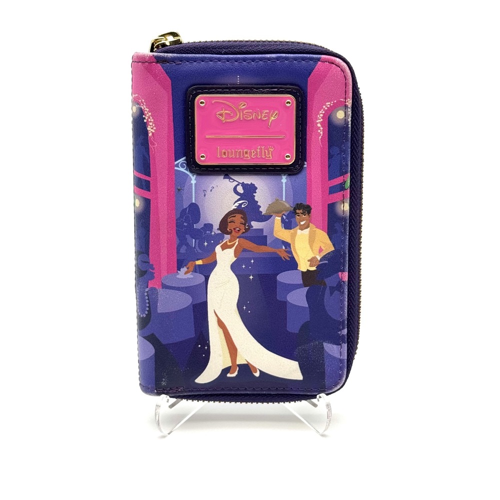 Loungefly Princess And The Frog Tiana Naveen Wallet Disney Parks Zip